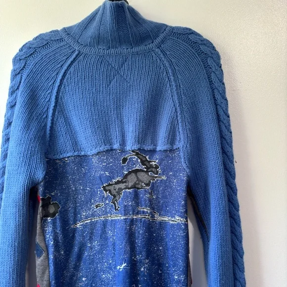 Creole Women’s Full Zipper Wool Blend Sweater Jacket Size 1 - Picture 6 of 10